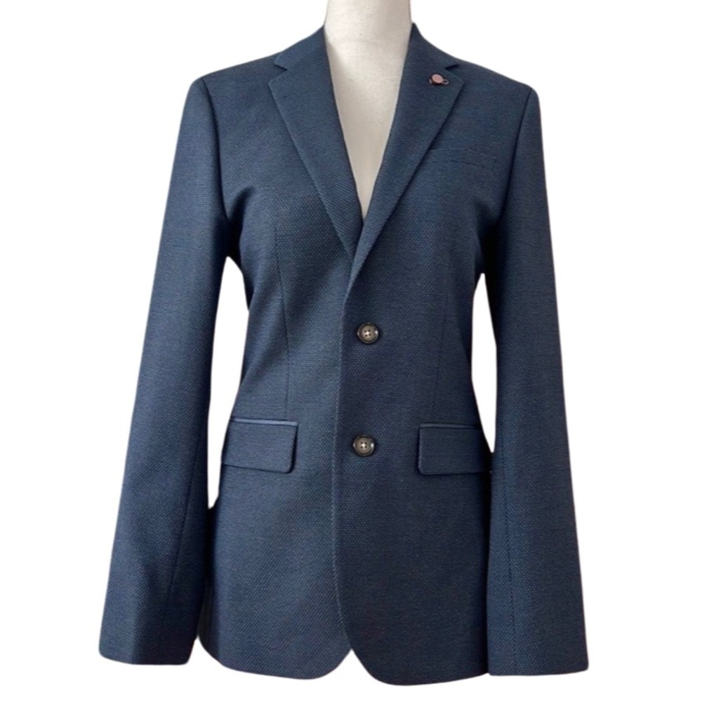 Ted Baker London Men’s Two Button Blazer Size 34 Navy Blue
